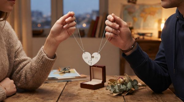 Bijou séparable : l'idée cadeau qui fonctionne pour un couple à distance